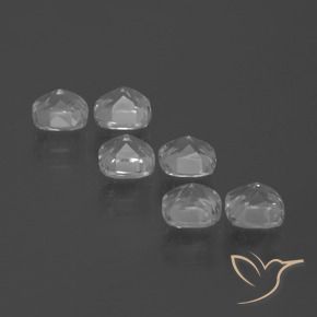 Pedras preciosas de Topázio Branco claro natural de 2.98 ct, Almofada, VVS-VS
