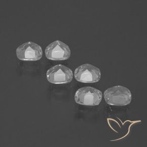 Pedras preciosas de Topázio Branco claro natural de 2.81 ct, Almofada, VVS-VS