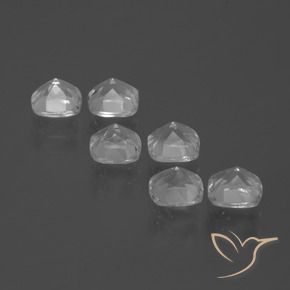 Pedras preciosas de Topázio Branco claro natural de 3.16 ct, Almofada, VVS-VS