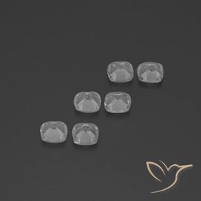 Pedras preciosas de Topázio Branco claro natural de 2.78 ct, Almofada, VVS-VS