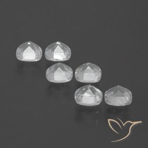 Pedras preciosas de Topázio Branco claro natural de 2.92 ct, Almofada, VVS-VS