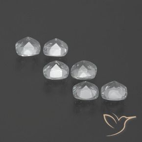 Pedras preciosas de Topázio Branco claro natural de 2.80 ct, Almofada, VVS-VS