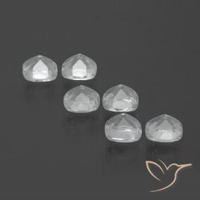 Pedras preciosas de Topázio Branco natural de 2.75 ct, Almofada, VVS-VS