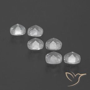 Pedras preciosas de Topázio Branco natural de 3.08 ct, Almofada, VVS-VS