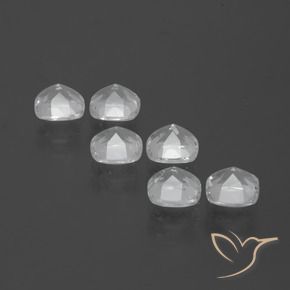 Pedras preciosas de Topázio Branco claro natural de 2.71 ct, Almofada, VVS-VS