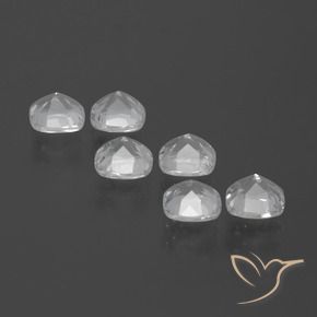 Pedras preciosas de Topázio Branco natural de 3.21 ct, Almofada, VVS-VS