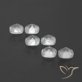 Pedras preciosas de Topázio Branco natural de 3.00 ct, Almofada, VVS-VS