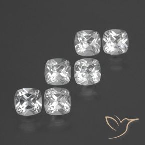Pedras preciosas de Topázio Branco natural de 2.73 ct, Almofada, VVS-VS