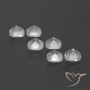 Pedras preciosas de Topázio Branco natural de 2.91 ct, Almofada, VVS-VS