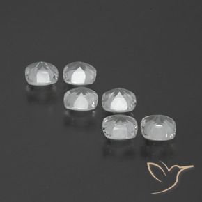 Pedras preciosas de Topázio Branco claro natural de 2.69 ct, Almofada, VVS-VS