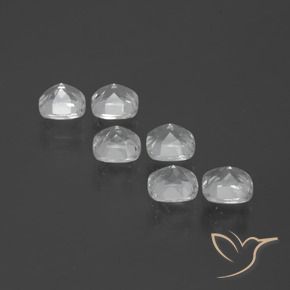 Pedras preciosas de Topázio Branco natural de 3.08 ct, Almofada, VVS-VS