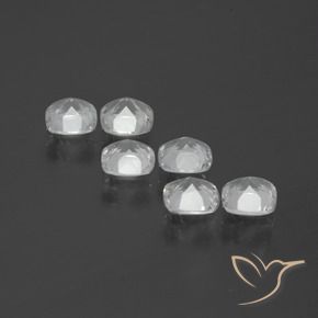 Pedras preciosas de Topázio Branco claro natural de 2.97 ct, Almofada, VVS-VS