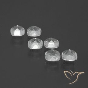 Pedras preciosas de Topázio Branco natural de 2.91 ct, Almofada, VVS-VS