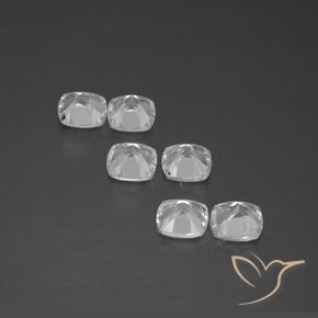 Pedras preciosas de Topázio Branco claro natural de 2.88 ct, Almofada, VVS-VS