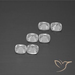Pedras preciosas de Topázio Branco natural de 2.68 ct, Almofada, VVS-VS