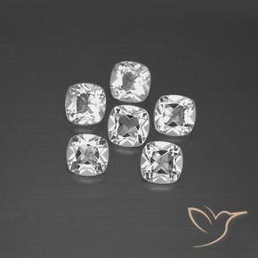 Pedras preciosas de Topázio Branco natural de 2.99 ct, Almofada, VVS-VS
