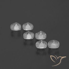 Pedras preciosas de Topázio Branco claro natural de 2.82 ct, Almofada, VVS-VS