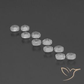 Pedras preciosas de Topázio Branco claro natural de 4.66 ct, Almofada, VVS-VS