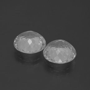 Pedras preciosas de topázio branco natural de 6,98 ct, corte redondo, VVS-VS