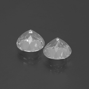 Pedras preciosas de Topázio Branco natural de 5.56 ct, Corte Redondo, VVS-VS