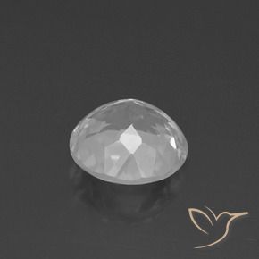 Topázio Branco claro Natural 4.19ct, Redondo, VVS-VS