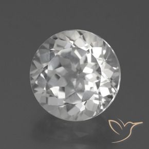Topázio Branco Natural 4.04ct, Redondo, VS