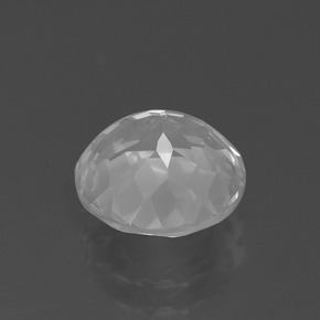 Topázio Branco claro Natural 3.41ct, Corte Redondo, VVS-VS