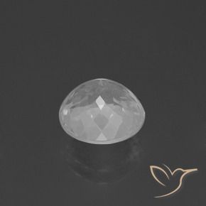 Topázio Branco Natural 3.88ct, Redondo, VS