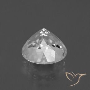 Topázio Branco claro Natural 4.89ct, Redondo, VVS-VS