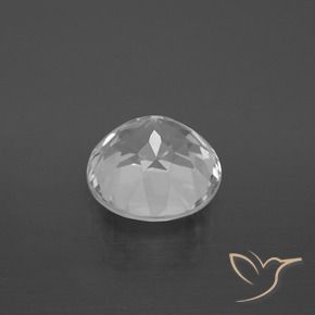Topázio Branco claro Natural 4.43ct, Redondo, VS