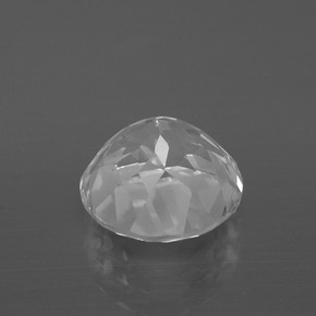 Topázio branco natural 4,25ct, corte redondo, VVS-VS