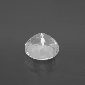 Topázio Branco Natural 3.95ct, Corte Redondo, VVS-VS