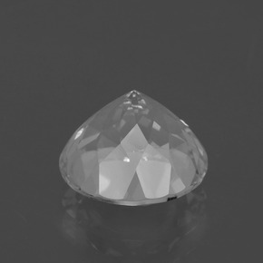Topázio Branco Natural 4.36ct, Corte Redondo, VS