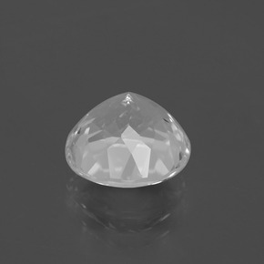 Topázio branco natural 4,96ct, corte redondo, VVS-VS