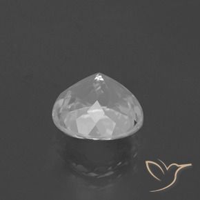 Topázio Branco claro Natural 4.59ct, Redondo, VVS-VS