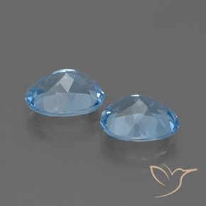 Pedras preciosas de Topázio Céu azul natural de 6.30 ct, oval, VVS
