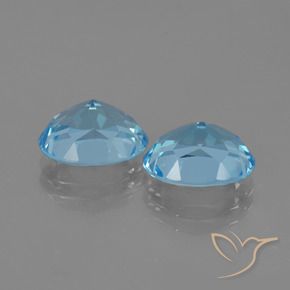 Pedras preciosas de Topázio Céu azul natural de 6.51 ct, oval, VVS
