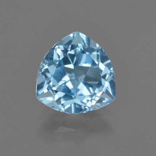 Topázio Céu azul Natural 3.03ct, Trilhão, VVS-VS