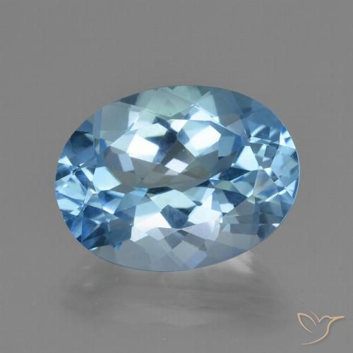 20.49ct Natural Azul Suíço Topázio, oval, VVS