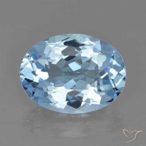 21.80ct Natural Céu azul Topázio, oval, VVS