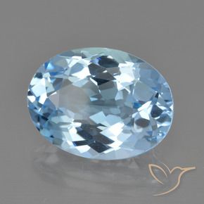 Topázio Céu azul Natural 21.80ct, oval, VVS