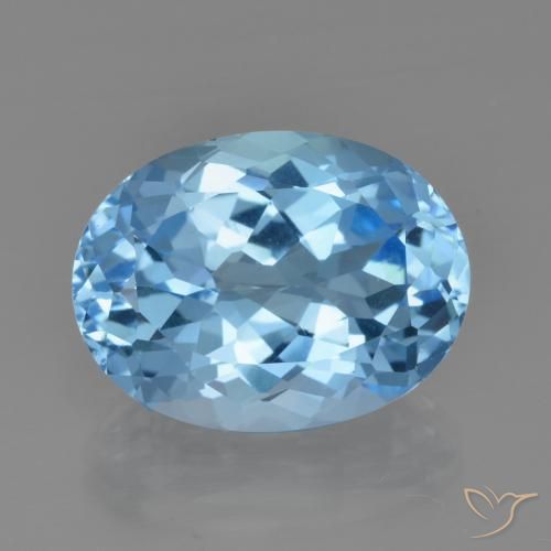 23.58ct Natural Azul Suíço Topázio, oval, VVS