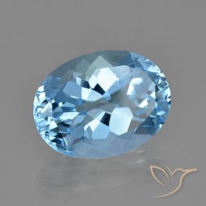 Topázio Céu azul Natural 21.58ct, oval, VVS
