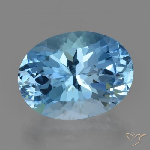 21.97ct Natural Azul Suíço Topázio, oval, VVS