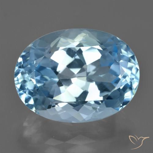 23.45ct Natural Azul Suíço Topázio, oval, VVS
