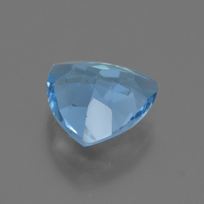 Topázio azul natural 3,53ct, trillion, VVS-VS