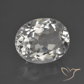 Topázio branco quente Natural 4.87ct, oval, VS