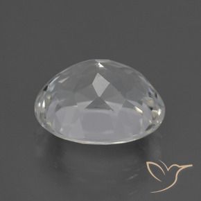 Topázio branco quente Natural 5.15ct, oval, VS