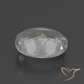 Topázio branco quente Natural 3.85ct, oval, VS