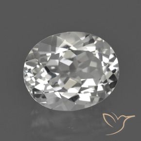 Topázio branco quente Natural 4.93ct, oval, VVS